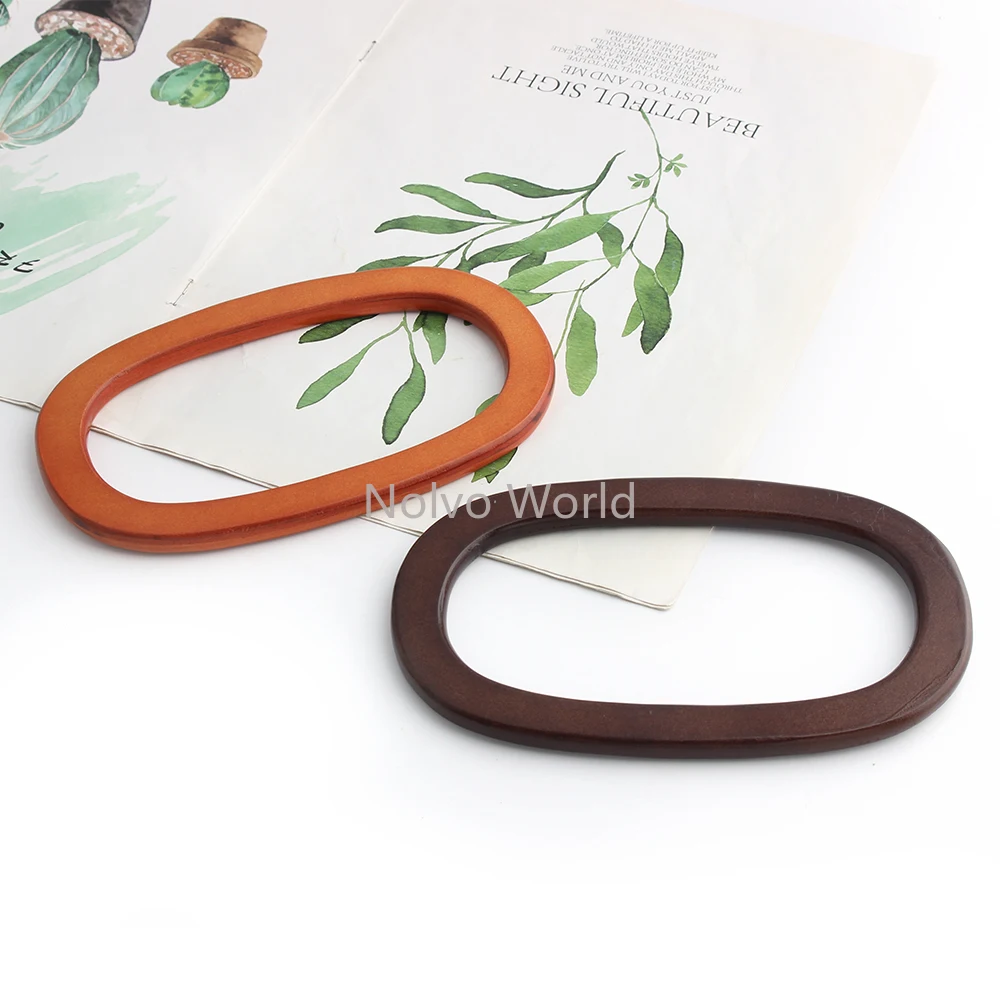 4/10/50PCS Wooden Bag Handle For