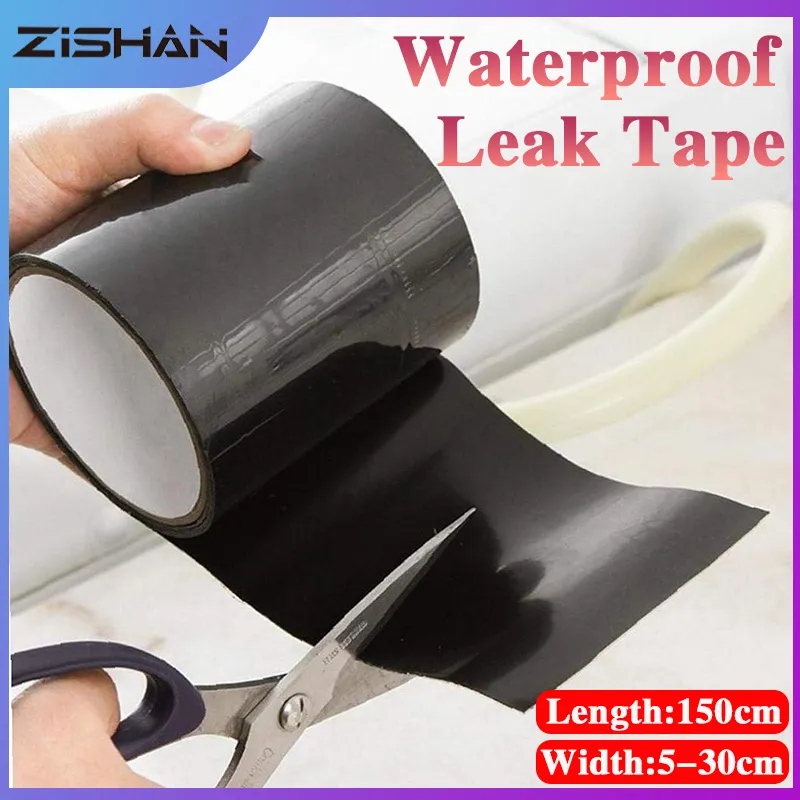 Width 10cm Super Strong Fiber Waterproof Tape Stop Leaks Seal Repair Tape Performance Self Fix Tape Fiber fix Adhesive duct tape
