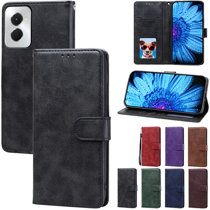 Leather Wallet Flip Cover - Protective Case