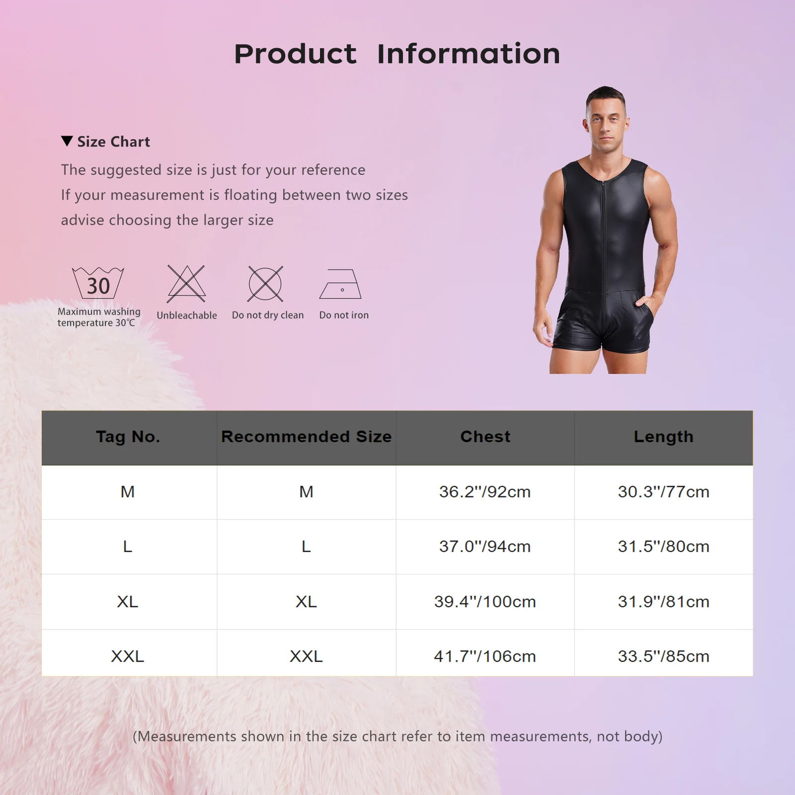 Mens Sexy Faux Leather Rompers Bodysuit Sleeveless 3-end Zipper Leotard Jumpsuit Tempting Clubwear Nightwear Beach Swimming Suit men bodysuits men jumpsuits men lingerie