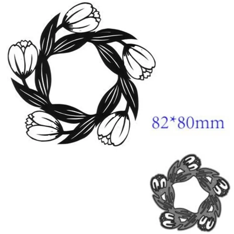 

Металлические Вырубные штампы форма цветочное украшение для скрапбукинга бумаги рукоделия Нож Форма лезвие перфоратор трафареты