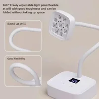 Mini UV LED Nail Curing Lamp Bendable USB Light For Fast Drying Eyelash Extensions Glue Nail Polish Gel Manicure Tool 2