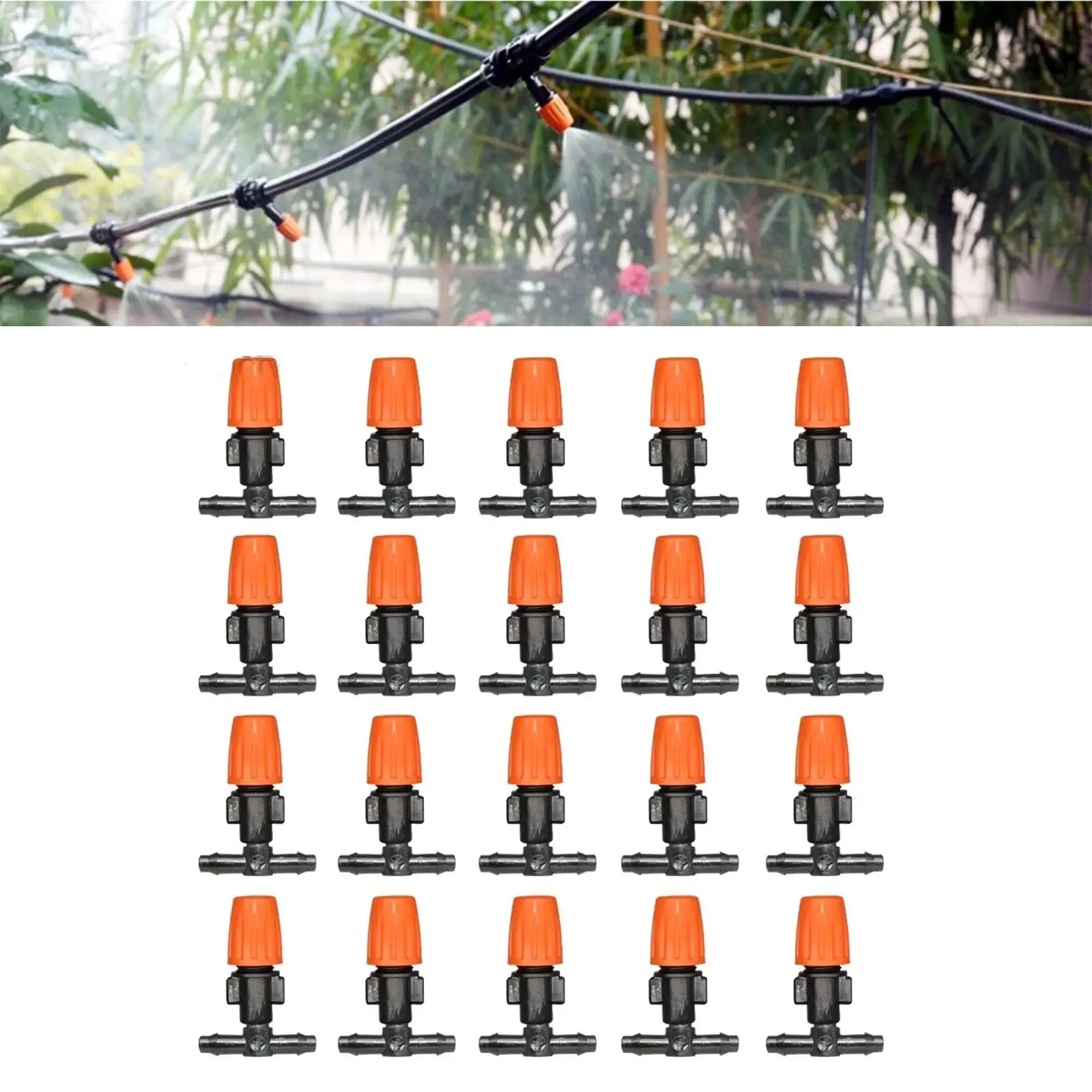 4/7mm 1/4" Misting Nozzle for Garden Irrigation Greenhouse Garden Lawn Patio Watering garden irrigation nozzle garden sprayer nozzles
