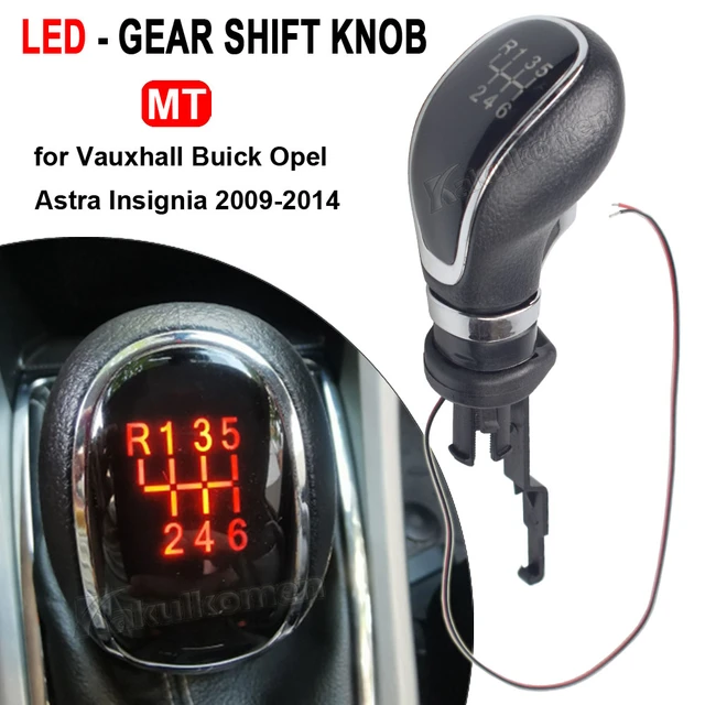 5 6 Speed Led Gear Shift Knob Car Manual Shifter Lever Stick Head