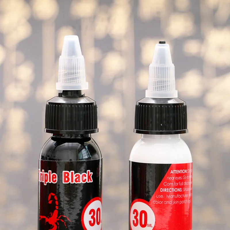 Tattooing Equipment Black and Red Tattoo Practice Color Material 30ml Small Tattoo Color Pigment Ink