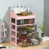 Drawer Style Storage Box Transparent Jewelry Skin Care Products Storage Box High-capacity Desktop Clutter Dustproof Organizer 5