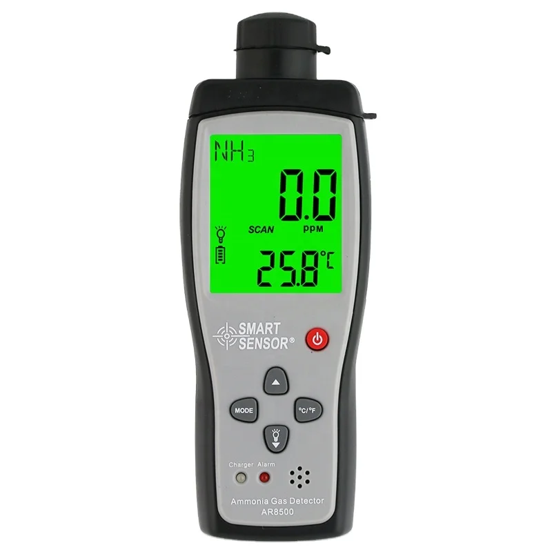 

High Quality Accurate AR8500 NH3 detector ammonia gas analyzer tester with Sound Light Alarm Li-battery