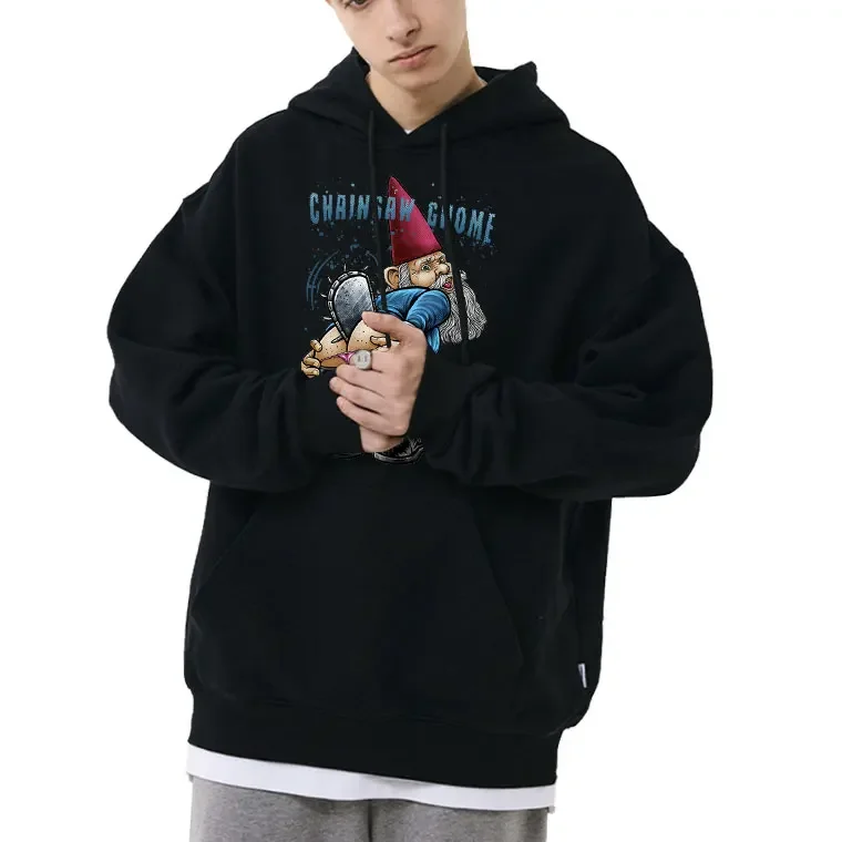 

Japanese Anime Chainsaw Man Streetwear Funny Spring Autumn Men Women Fashion Cotton Loose Hoodie Chainsaw Gnome Tracksuit Male
