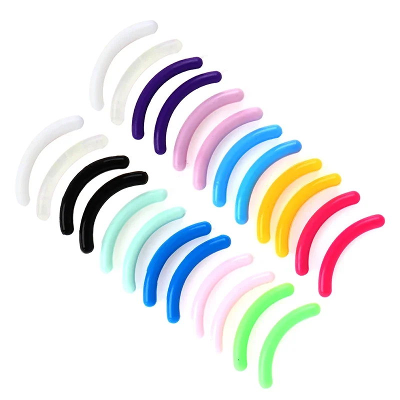 Fashion Refill Eyelash Curler 20Pcs Women's Rubber Elastic Replacement Pad Silicone Gel Clip Pads Eye Makeup Tools