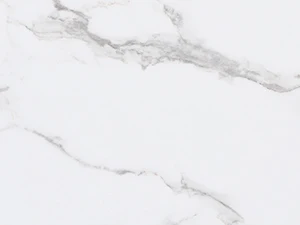 Faux marble veneer combine with semicircular gold frame that add a touch of elegance