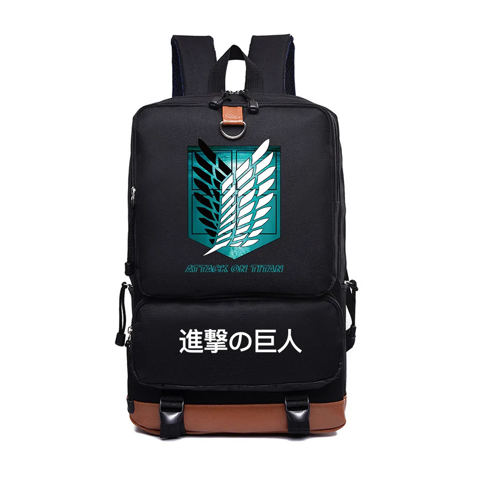 

Attack on Titan Travel Eren Rucksack Casual Schoolbag Student Backpacks