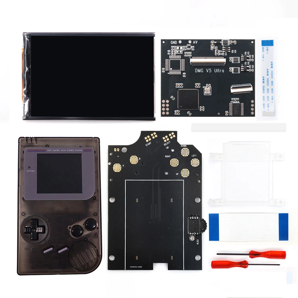 ゲームボーイ DMG IPS HISPEEDIDO IPS スクリーンゲームボーイ交換キット液晶画面 GB