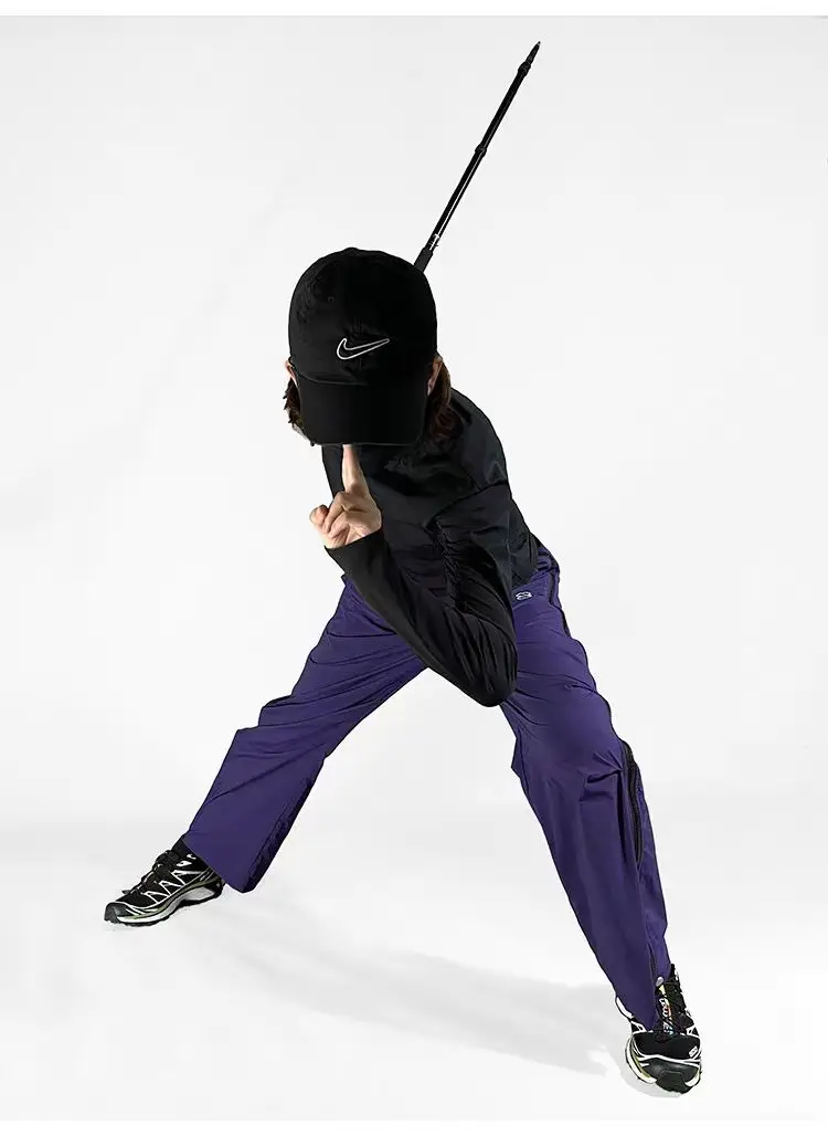 Sianlanhiam 24ss Quick drying breathable outdoor pants quick release zipper sorona dwr material techwear aesthetic gorpcore