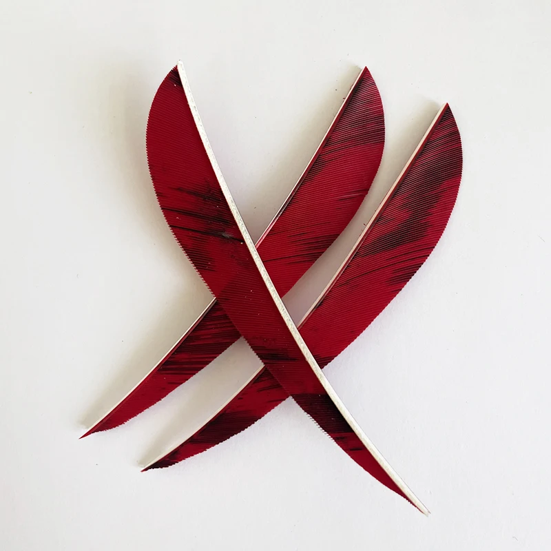 50 Pcs 4" Parabolic Camo Arrow Feathers Fletching Right Wing Archery Fletches 4 Inch For Hunting Bow Accessories