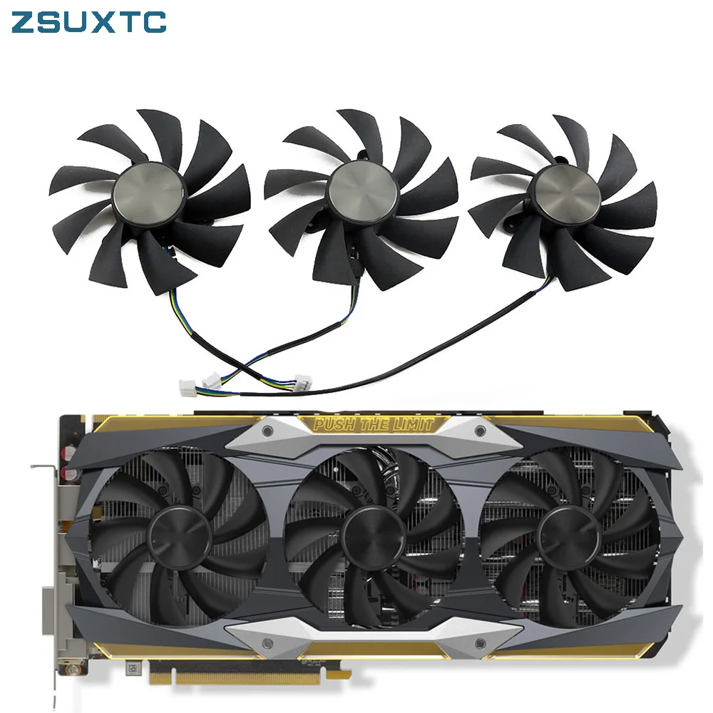 Ga92S2U Dc12V 0.46A Per Zotac Gtx1080Ti Amp Extreme Gtx 1080 Ti Core Edition Scheda Grafica Dissipatore Di Calore Ventola Di Raffreddamento