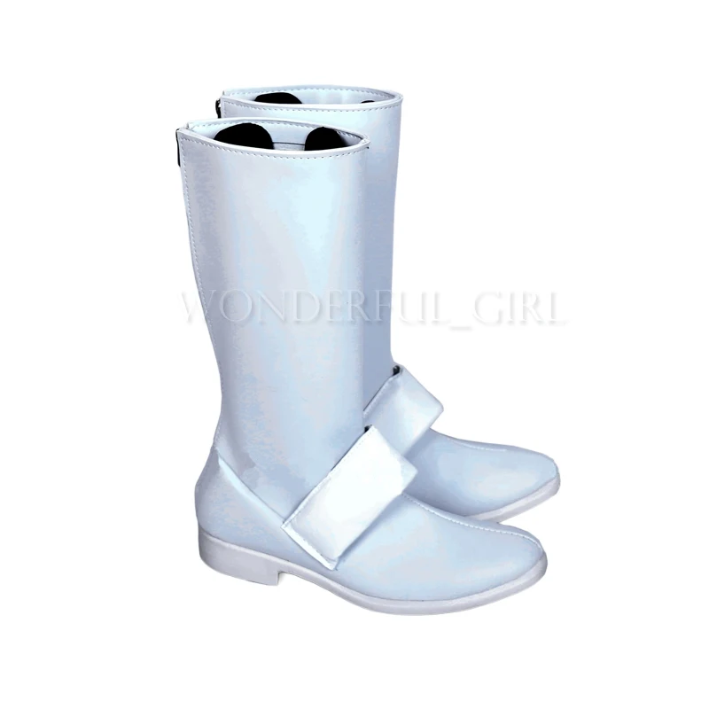 KonoSuba Darkness Cosplay Schuhe Anime Cosplay Stiefel Reißverschluss Halloween Party Schuhe 3