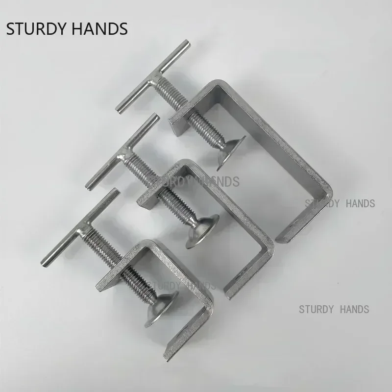 Heavy Duty Desktop C-Type Clamp Adjustable Desk Fixed Holder Clip Multi-function Stainless Steel Fasteners Clamp Hardware Tools hose clamps car mirror bracket woodworking bar clamp folding knife accessories turnbuckle tools surgical needle tool magnetic surgical mat ssd component gasket set silicone separator pad snap button sewing tool parallel set engraving glue removal tools