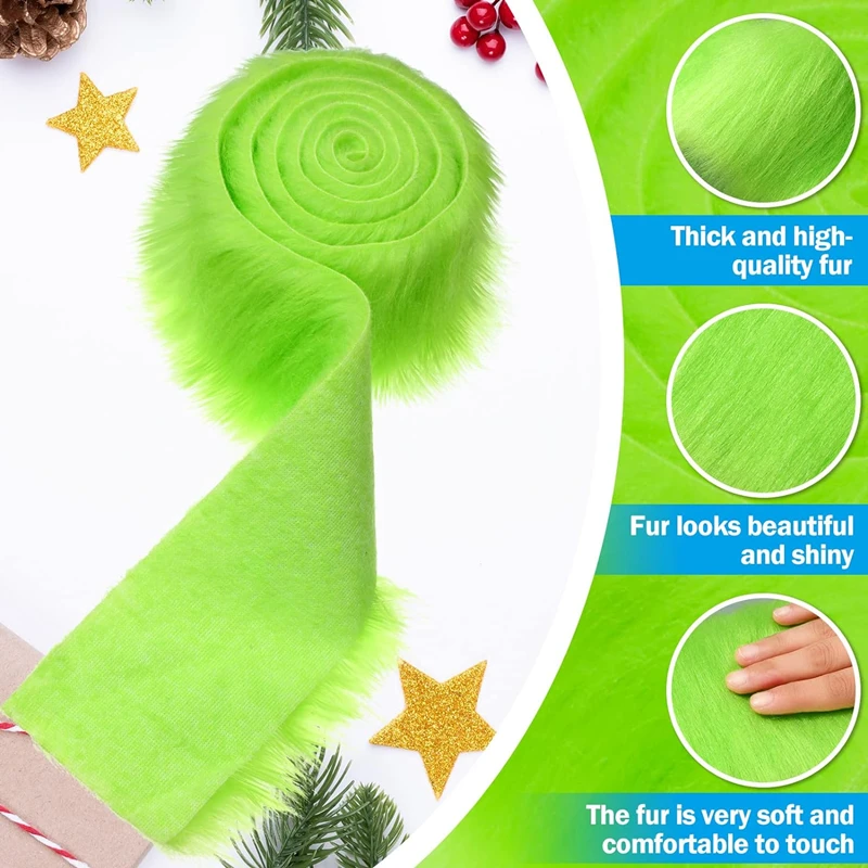 Luxurious Faux Fur Fabric for DIY Crafts and Winter Costumes