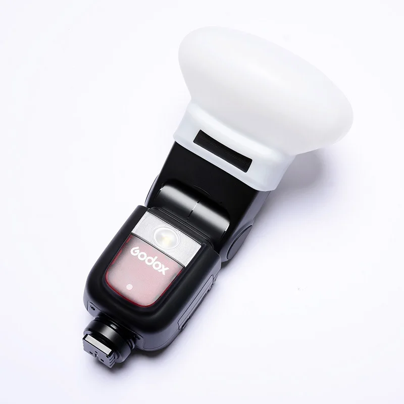 1/2/3 PCS Godox MF-DD Dental Diffuser Silica Gel Diffusion Dome Kit for Godox V860 V850 TT685/TT600 MF12 Universal flash silicone