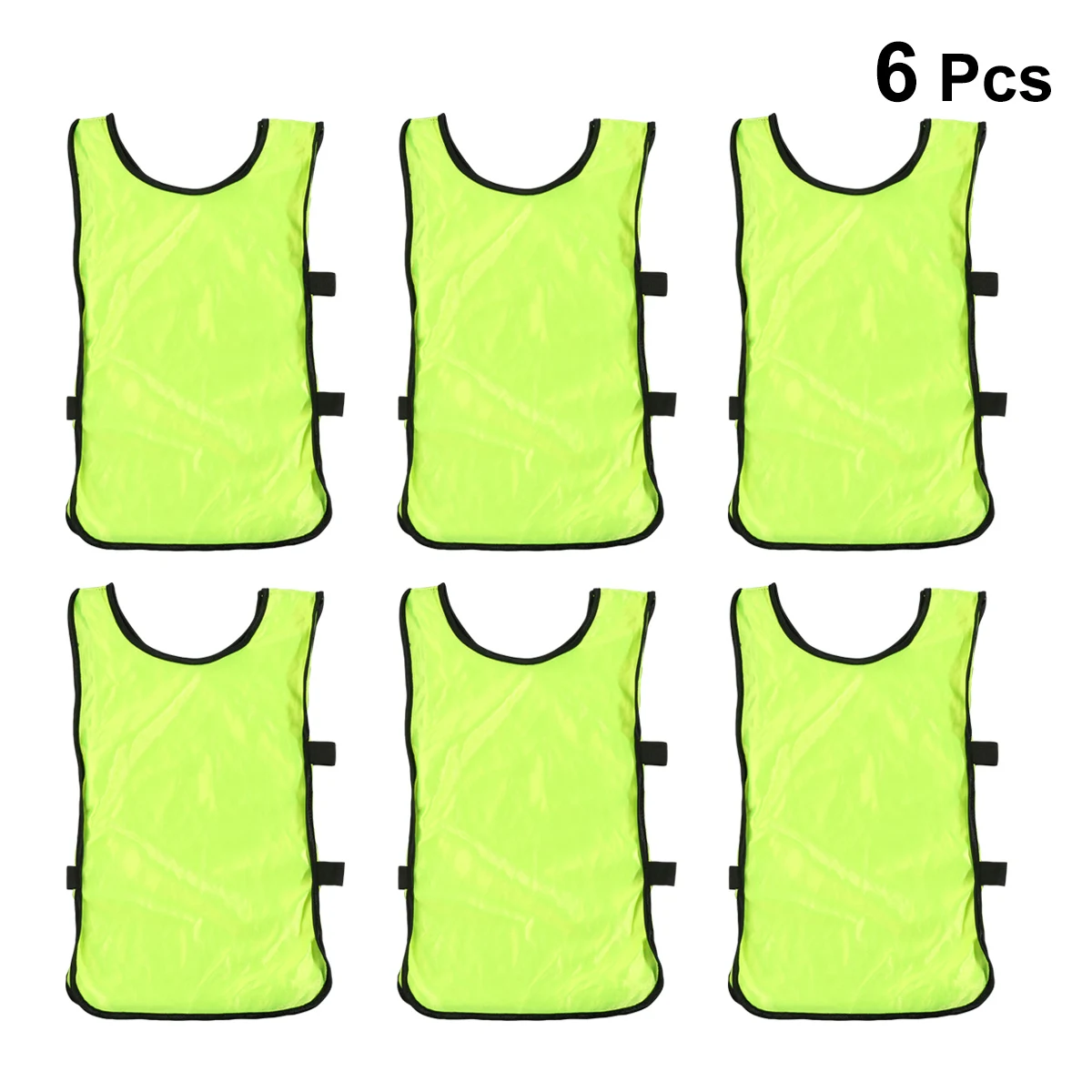 6 Pcs Training Soccer Jersey Scrimmage Vest Football Waistcoat Baby Bib Running Football Training Waistcoat Clothes for Child