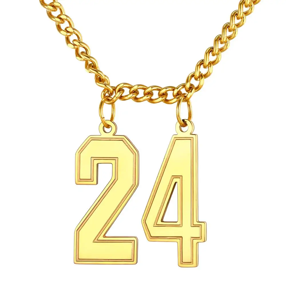 14K Gold P. Number Pendant Necklace Basketball Necklace - Etsy