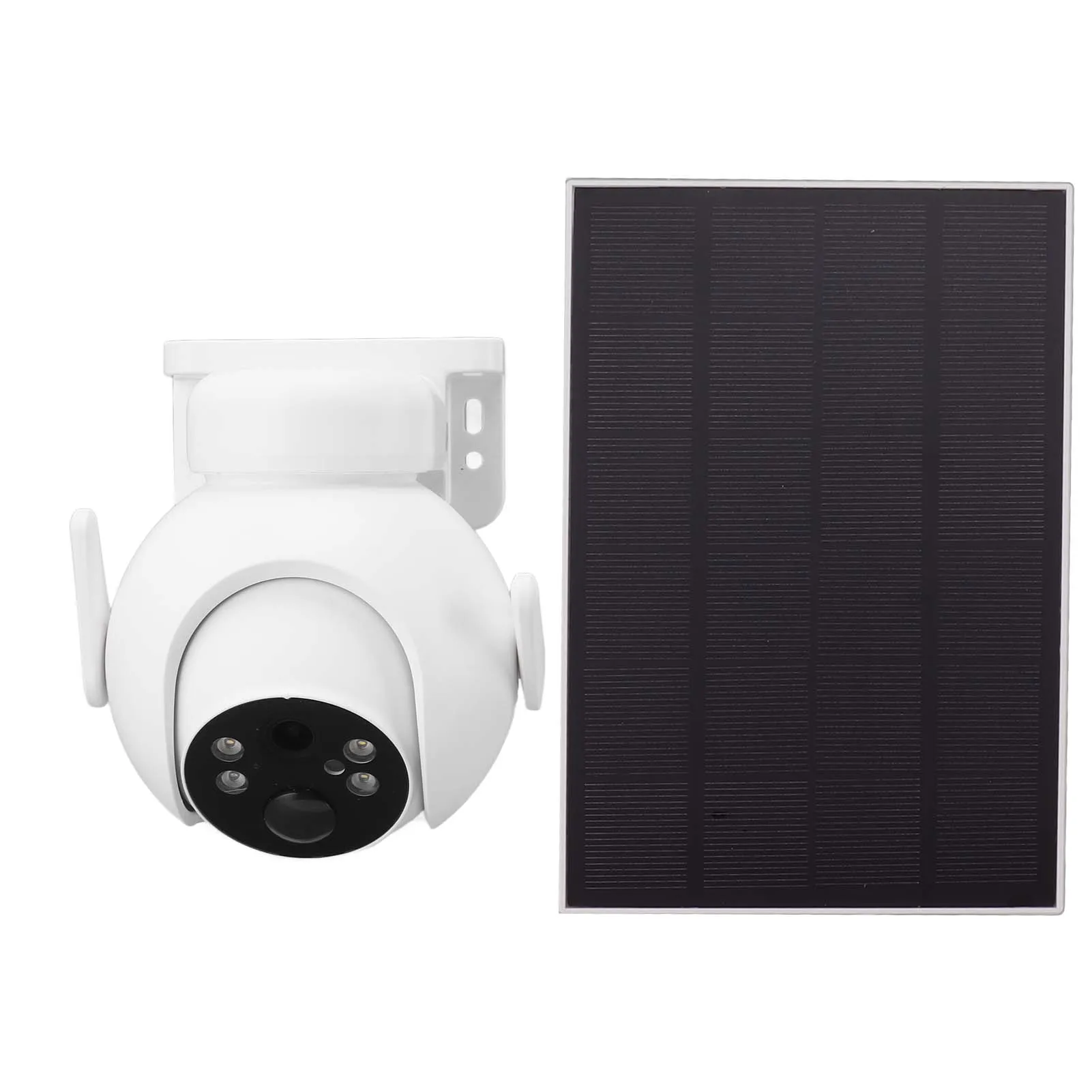 Solar Camera Camera Outdoor Solar Powered HD Humanoid Tracking Full Color Night Wireless Rotatable for Outdoor