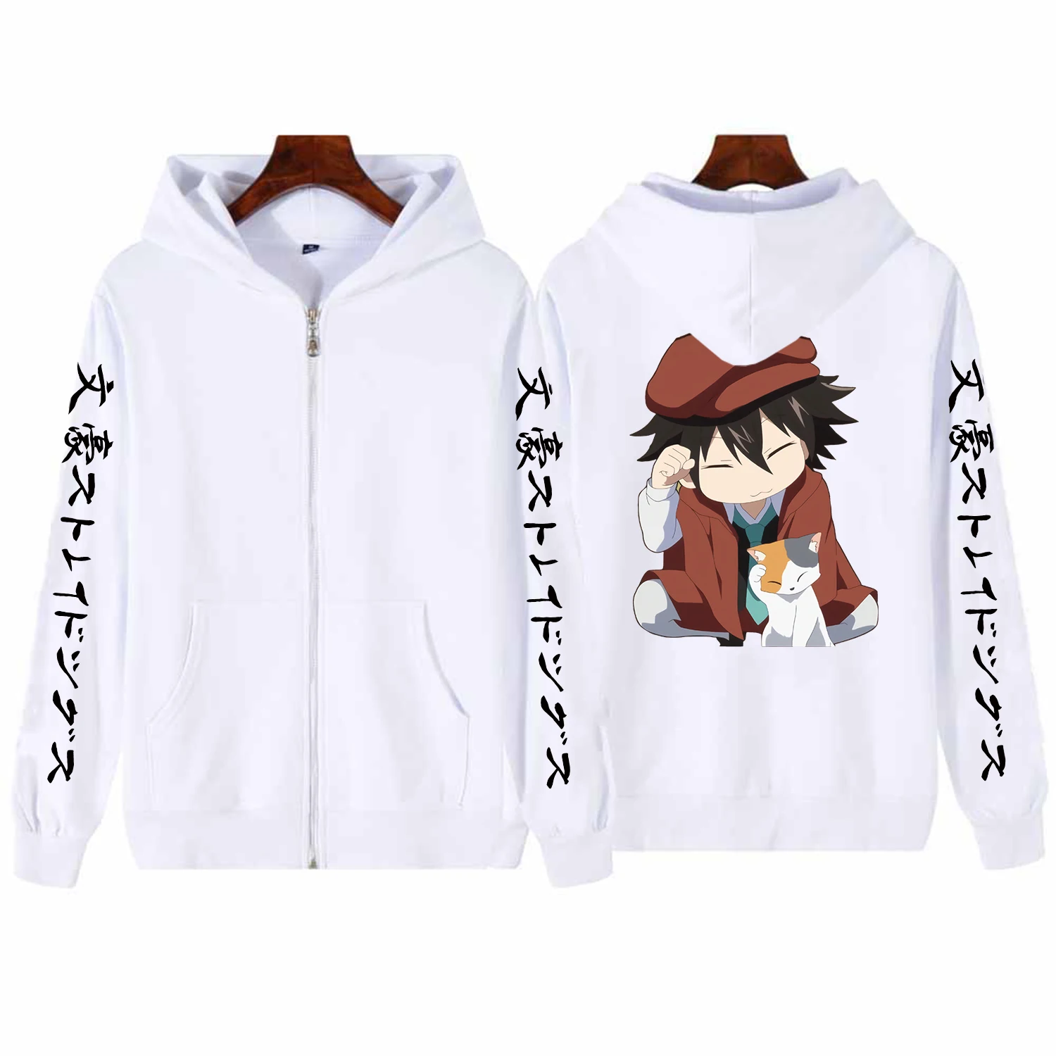 Anime Bungo Stray Dogs Kawaii Boy Edogawa Rampo Print Hoodies