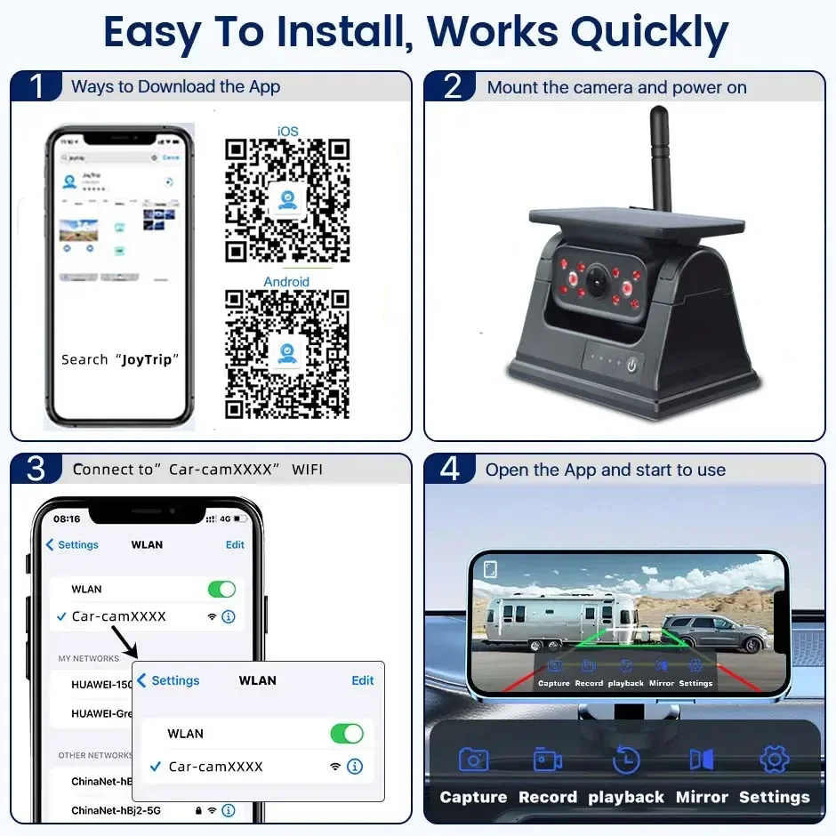 Mobile video recording screenshot