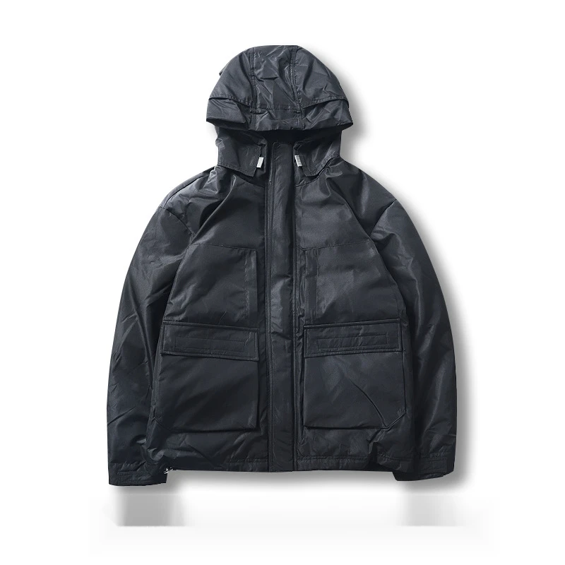Winter New Hooded down Jacket Thick Windproof Warm Men's Coat