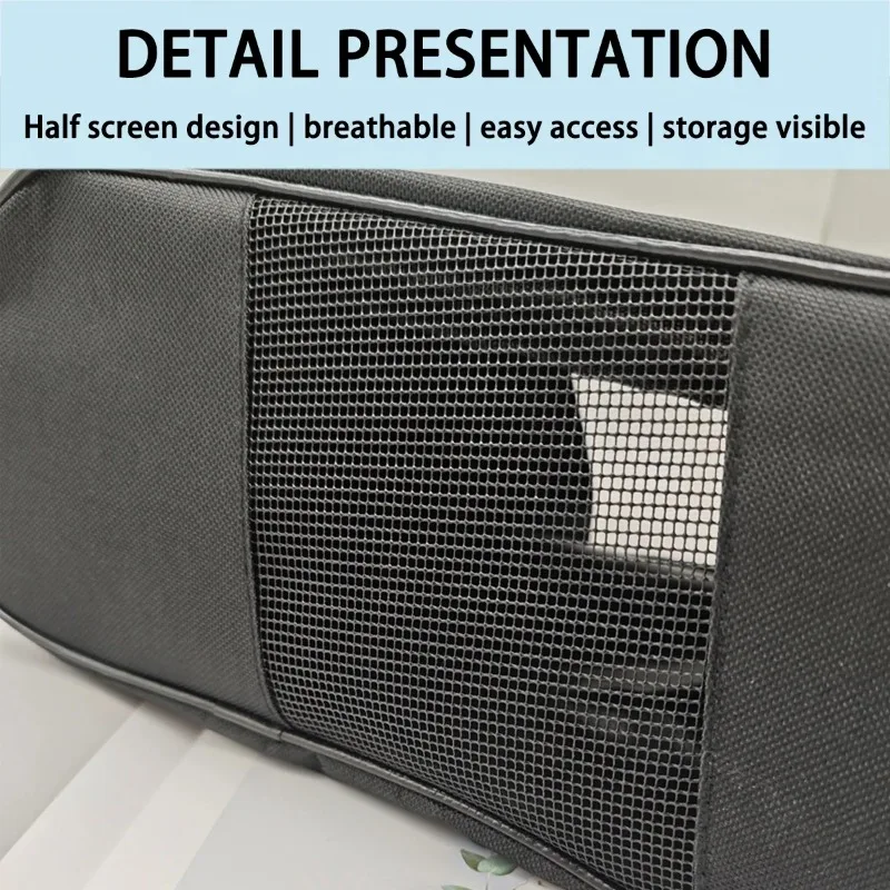 3-in-1 Portable Golf Shoe Bag - Lightweight Oxford Fabric Carrier with Ventilation for Football/Tennis Shoes, Dustproof