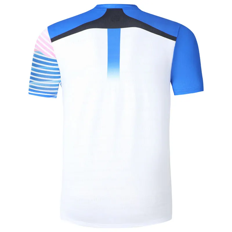 Badminton Shirts Women Patchwork Golf Ping Pong Gym Sports Short Sleeves Running Table Tennis Volleyball Quick Dry Breathable T