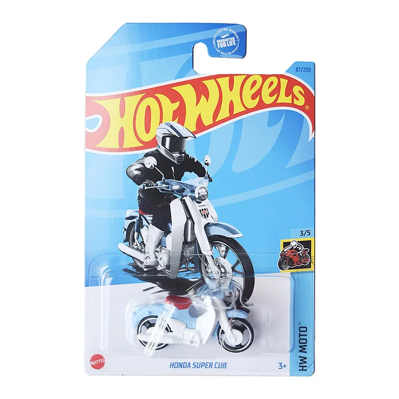 Hot Wheels C4982 Motorcycle Ducati DesertX BMW Rninet Racer Honda Super Cub HW450F Honda CB750 Cafe 1:64 Car Model Toy for Boy