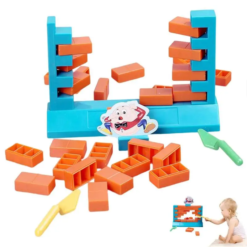 

Stacking Blocks Game Parent Child Interactive Wall Demolish Game Balancing Blocks Montessori Educational Toys Building Blocks