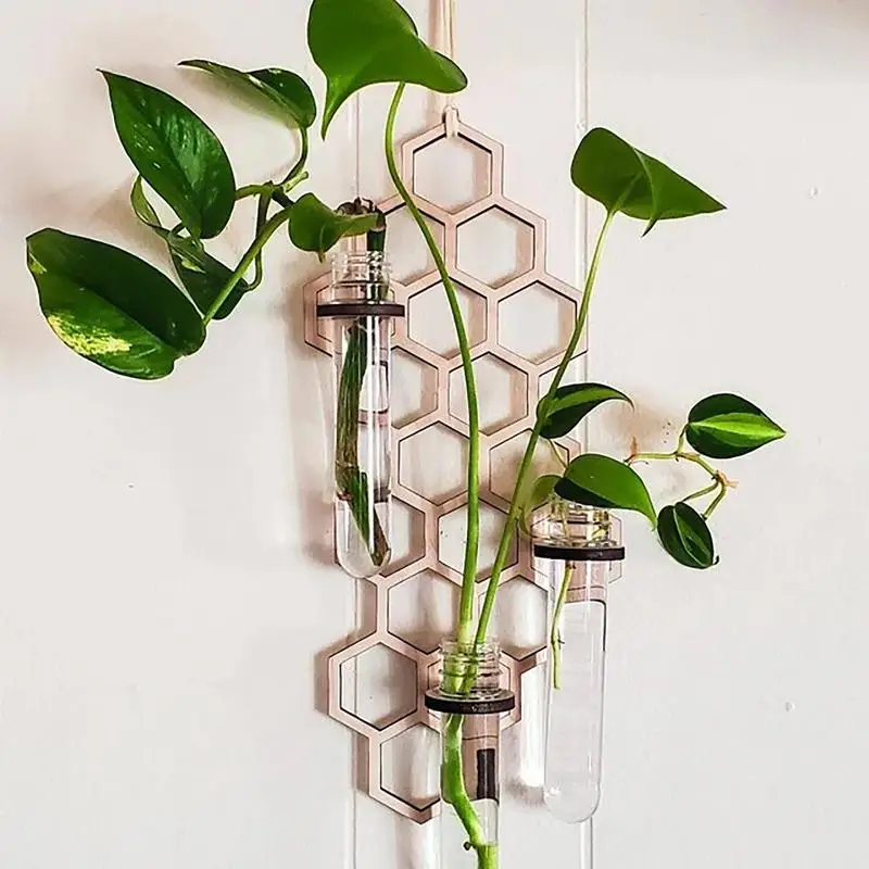 

Wall Hangings Planter Plant Propagation Stations Plant Terrarium Glass Planter Test Tube Vase Hydroponic Plants For Home Decor