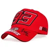 2024 Hat men's spring and autumn sun visor hat summer motorcycle baseball cap female sunscreen black No. 93 cap 2