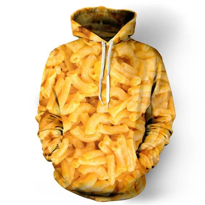 thumbnail image 1 of Sudadera con capucha con estampado 3D de comida divertida para hombre, sudaderas holgadas de manga larga, sudaderas de gran tamaño para hombre, sudaderas para hombres, 1 of 4