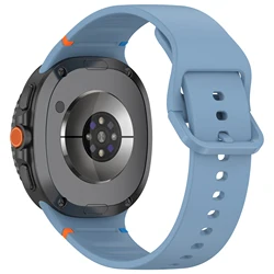 Luxury Silicone Band for Galaxy Watch - Premium Strap for Men and Women (Light blue)