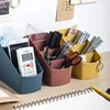 Large Capacity Cute Pen Holder Desk Accessories Pencil Storage Box Desktop Organizer Stand Case School Office Stationery 2