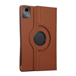 360° Rotating PU Leather Stand Cover for Honor Pad X9a 11.5 (Brown)