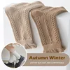 1-12Y Girls Socks Spring Autumn Solid Cotton Socks Kids Lolita Fancy Socks Twist Pattern 2