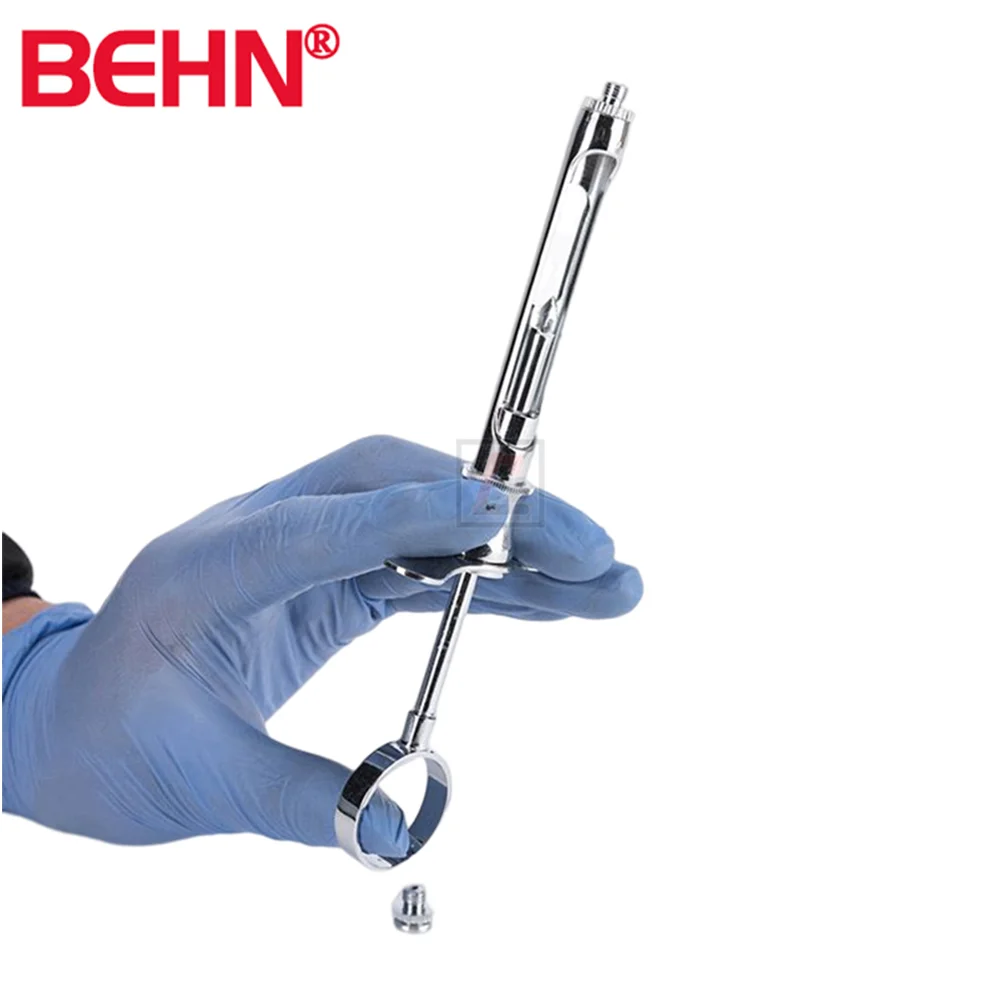 DentalAnesthesiaInjectorDentistAspiratingSyringeStainlessSteel