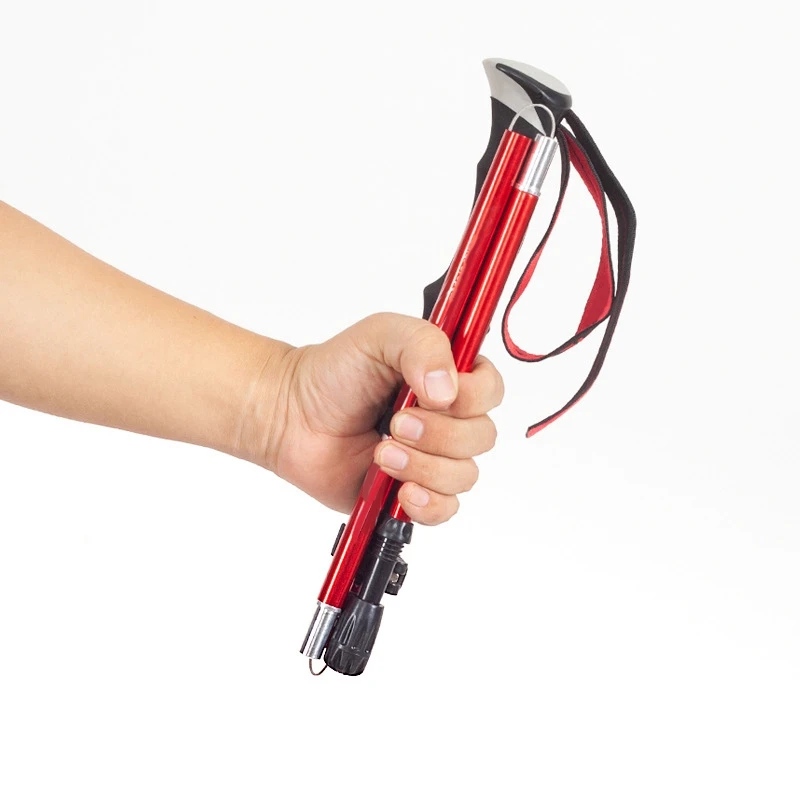 

Folding Trekking Pole Ultra-Light Ultra-Short Telescopic Outdoor Cane Hiking Stick 5-Section Hiking Stick