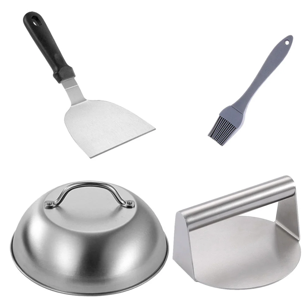 

Metal Cooking Mold Smash Burger Press Tools Squeezer Patty Making Smasher Griddle Stainless Steel Handle Maker Household