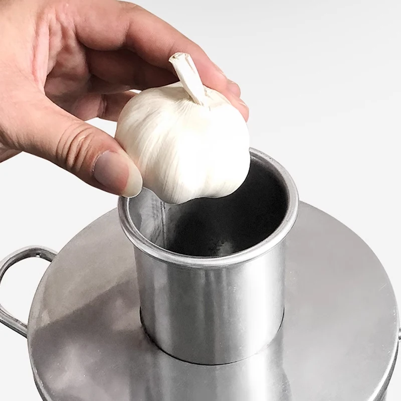 220V Electric Garlic Peeling Machine Peeling Stainless Steel Commercial Household Grain Separators Automatic Control 4
