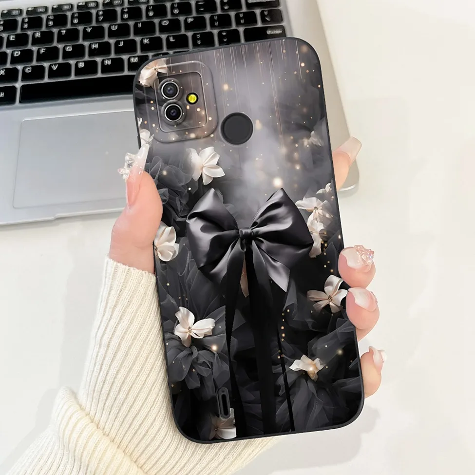 Silicone Cute Fashion Butterfly Flower Love Painted Phone Case