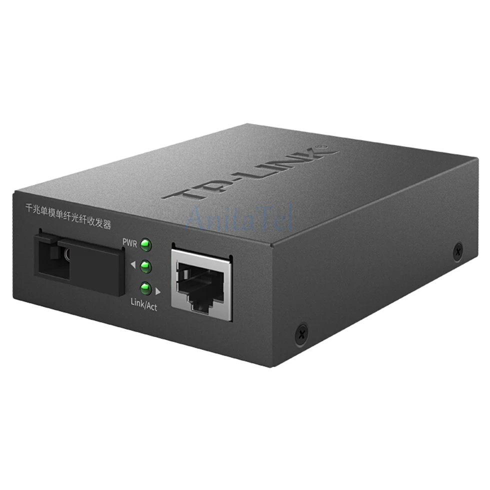 Optical Media Converter TP-Link TL-FC311A-3+TL-FC314B-3 Single-mode single fiber SC Gigabit FTTH Fiber Transceiver 1.25Gbps 3KM