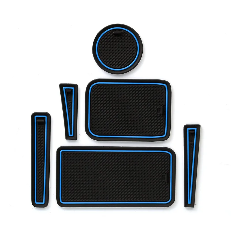 

Anti-Slip Car Gate Slot Mat For Honda S660 Non-Slip Door Groove Pad Cup Holder Rubber Coaster Auto Interior Accessories