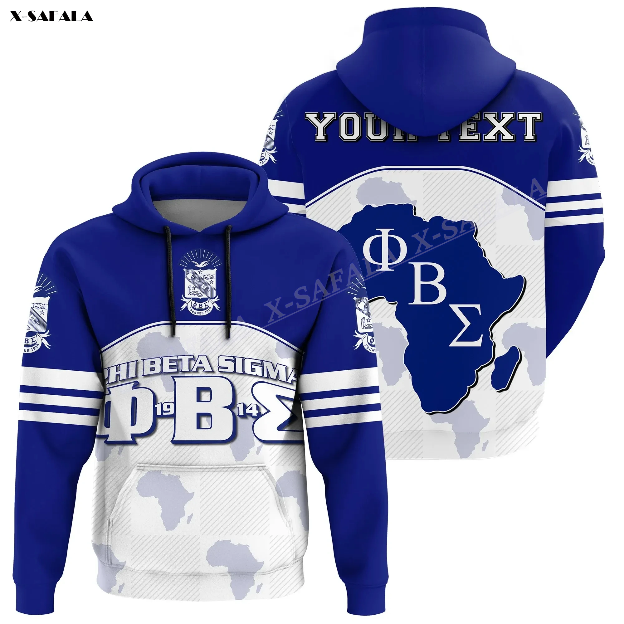 

Толстовка с 3D-принтом Phi Beta Sigma American Black Culture, Мужской Женский пуловер, свитшот, спортивные костюмы, джемпер
