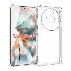 Air Cushion Shockproof Clear Matte Silicone TPU Phone Case for Nubia Z60S Pro 5G (Airbag Case)