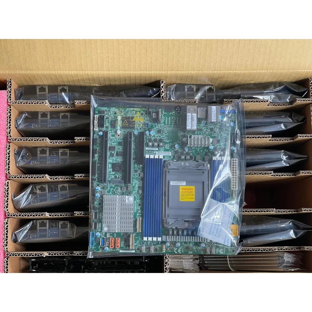 X12SPM-TF Server Motherboard For Supermicro LGA-4189 DDR4-3200MHz M-ATX 12V DC High Quality 4 X12SPM-TF Server Motherboard For Supermicro LGA-4189 DDR4-3200MHz M-ATX 12V DC High Quality - Image 2